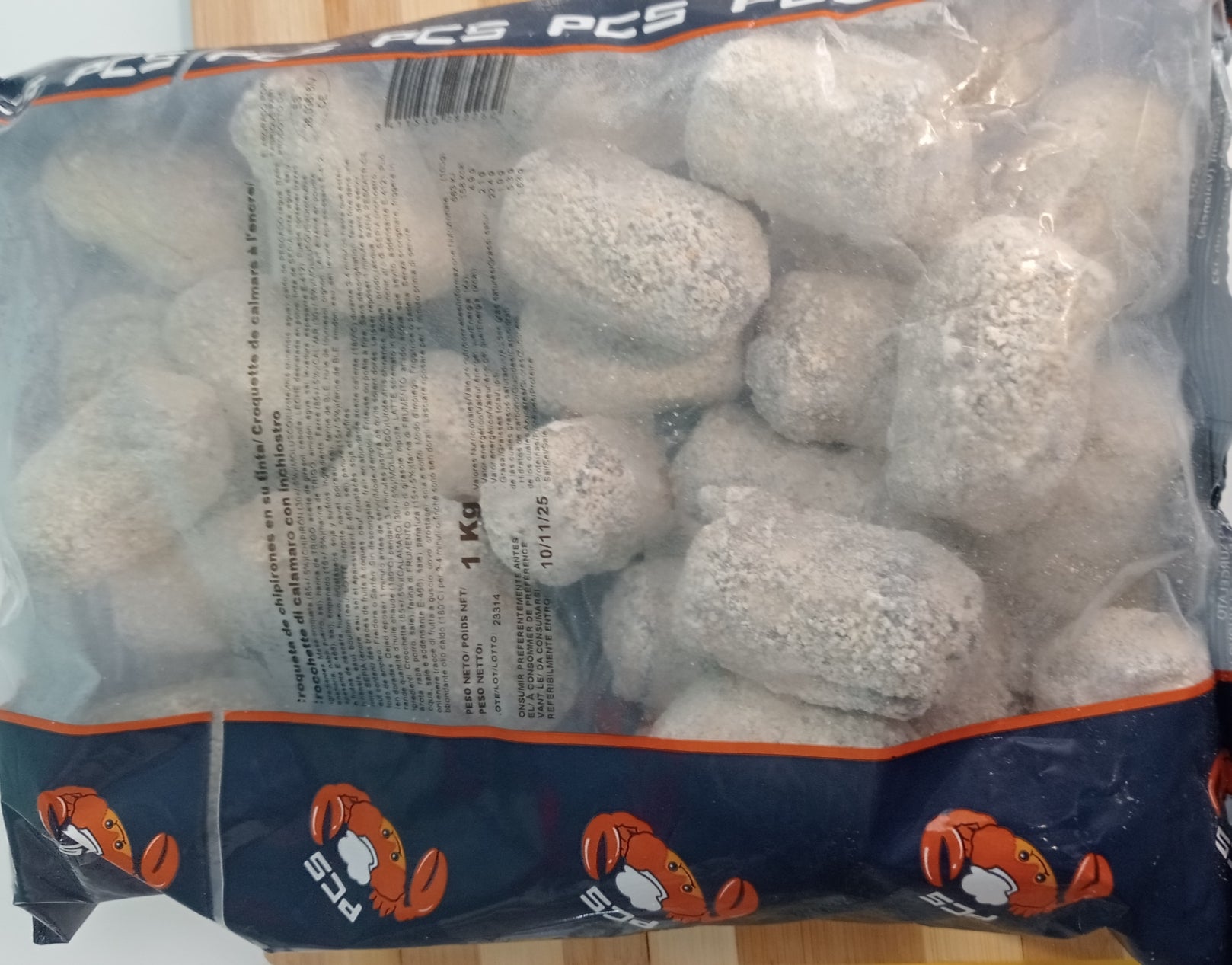 croquetas de chipiron en su tinta