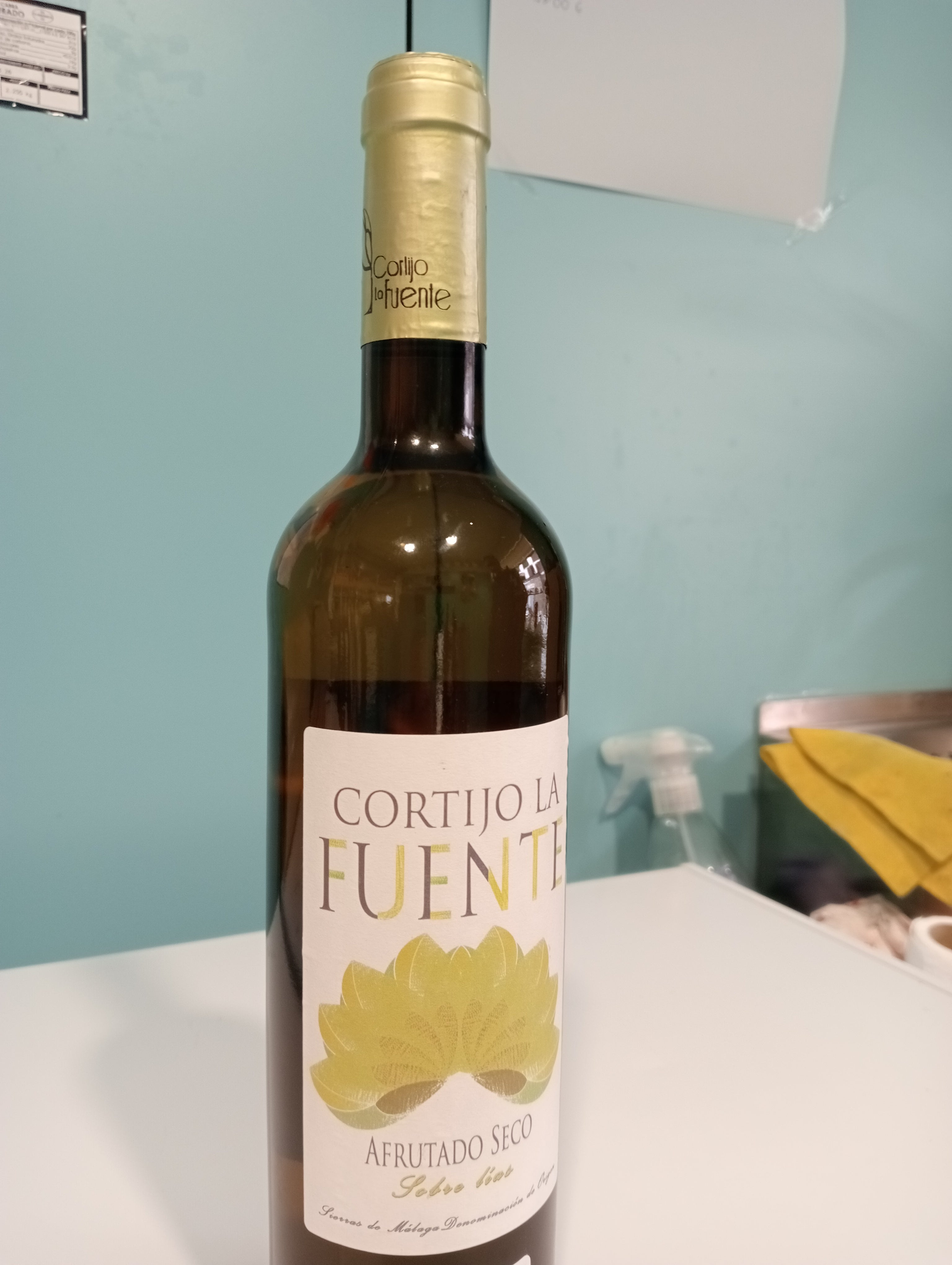 vino blanco cortijo la fuente