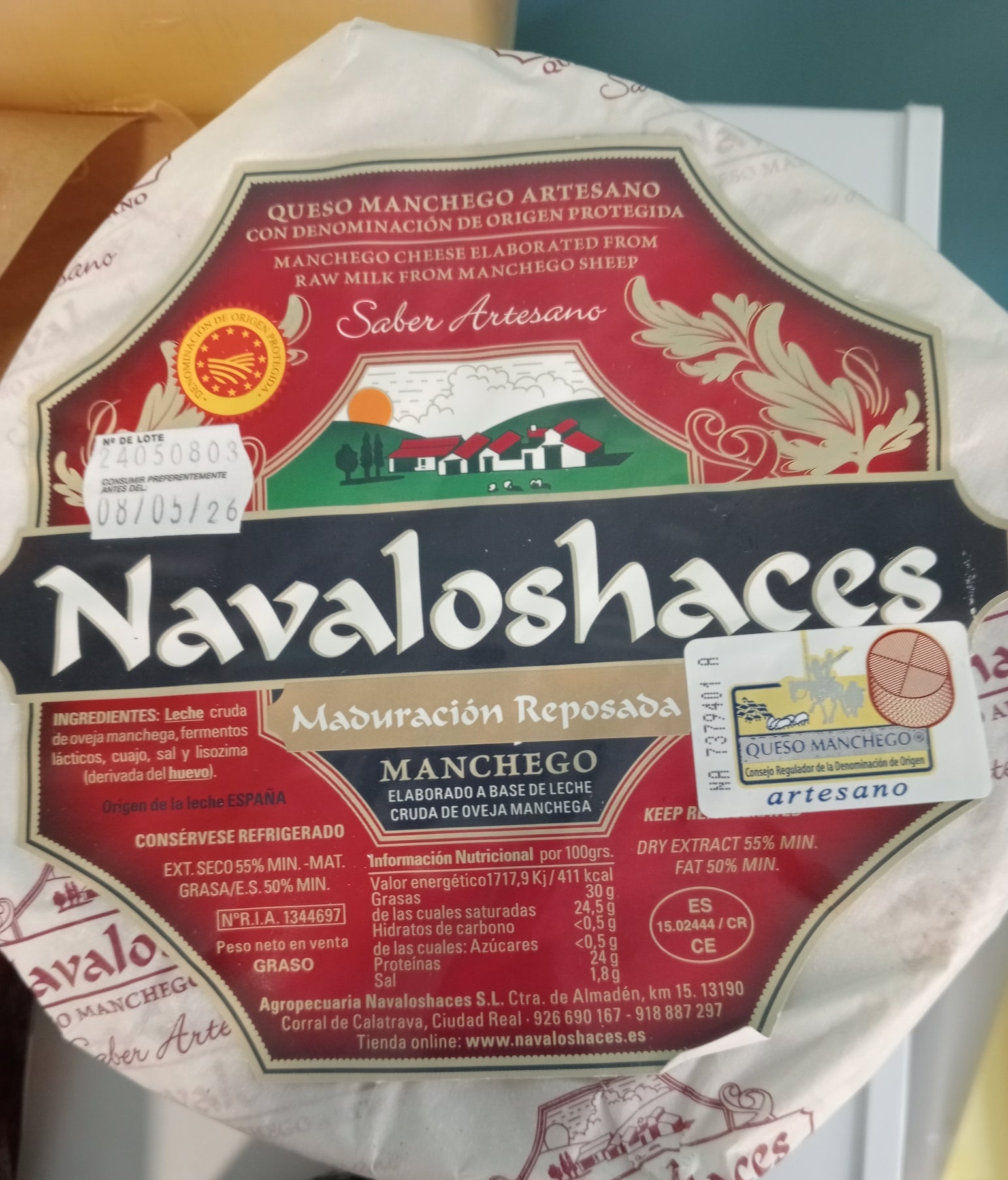 QUESO ARTESANO MANCHEGO